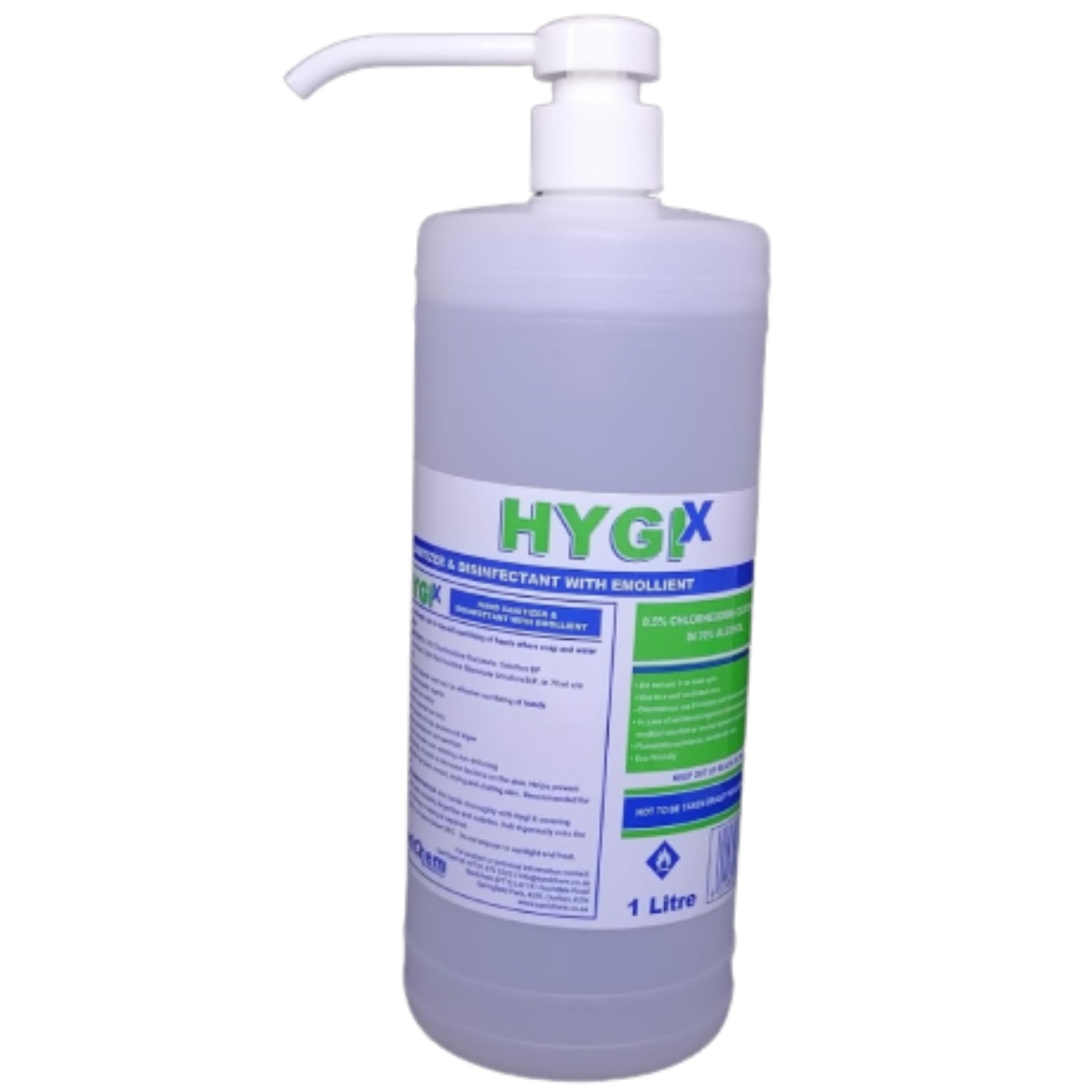 HYGIX 1000MLS 70% ALCOHOL + 4% CHLOREXIDINE